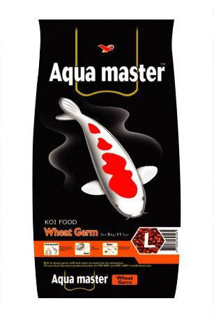 Aqua Master Wheat Germ Koi Food Large Pellet 22 lbs